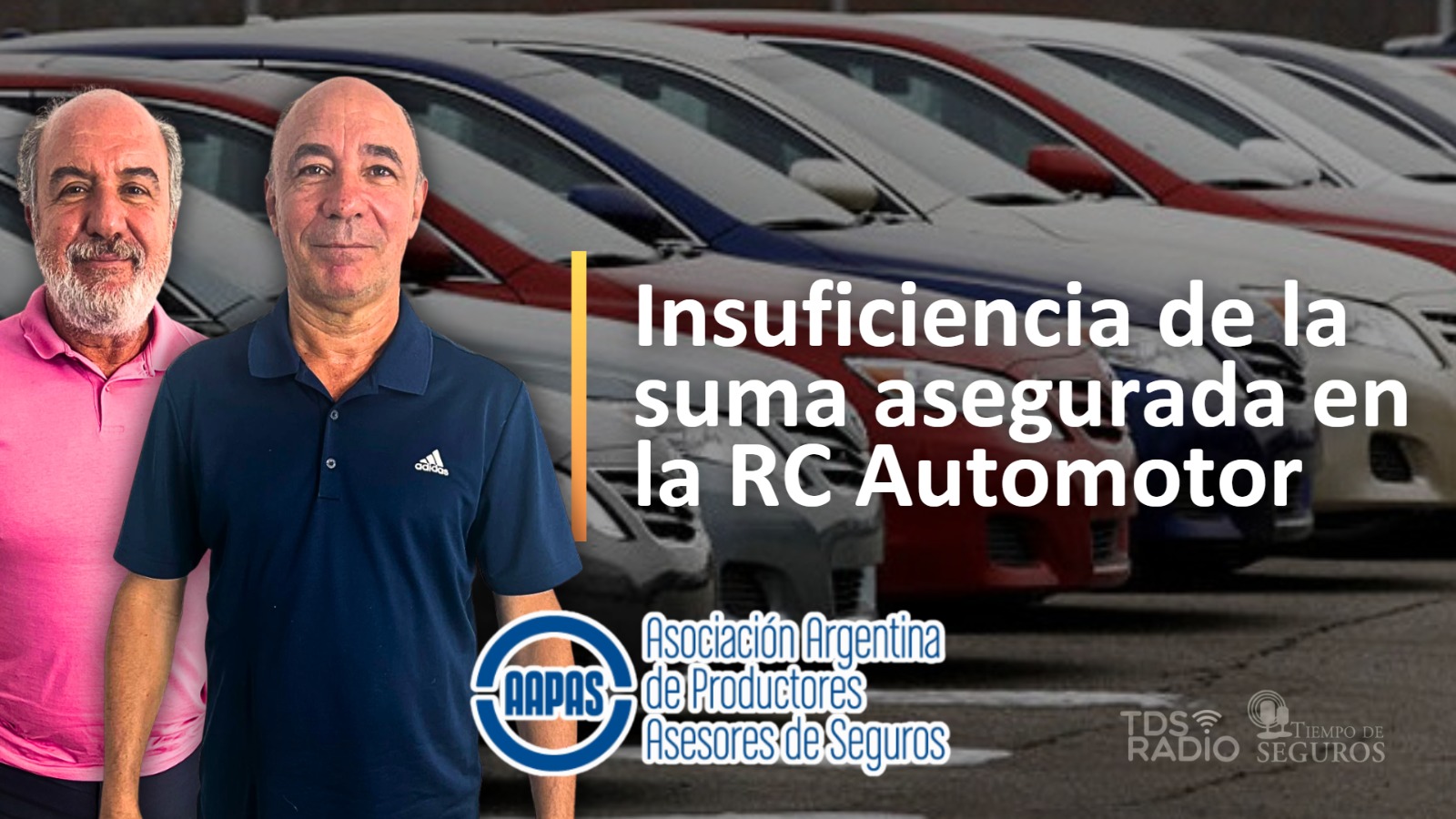 Nos visitaron en estudios Marcelo Garasini Coordinador de la Comisión Técnica de AAPAS, y Walter Pizzi, miembro del ALUMNI, quienes están emitiendo las conclusiones de un informe sobre los insuficientes límites de la RC Automotor.